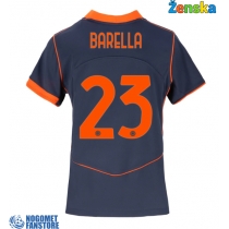 Inter Milan Nicolo Barella #23 Rezervni Dres za Ženska 2025-26 Kratak Rukav